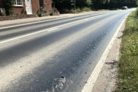 Melting roads