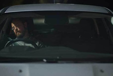 Drowsy driver asleep