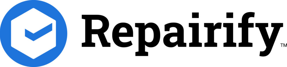 Repairify logo color positive RGB with icon