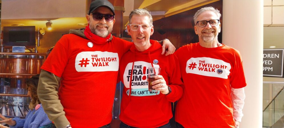 Rob fundraising walk
