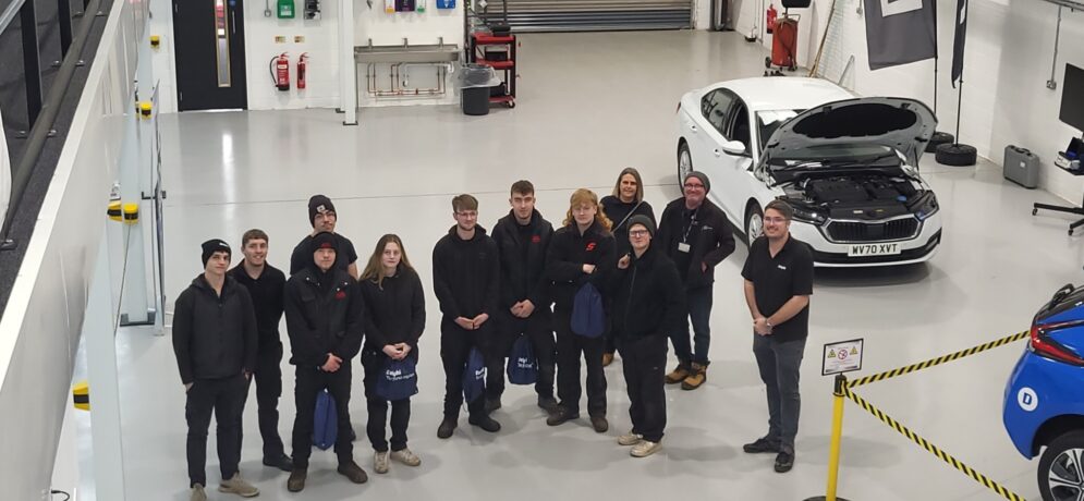 Level 3 apprentices from Heart of Worcestershire College at Delphi Academy in Warwick