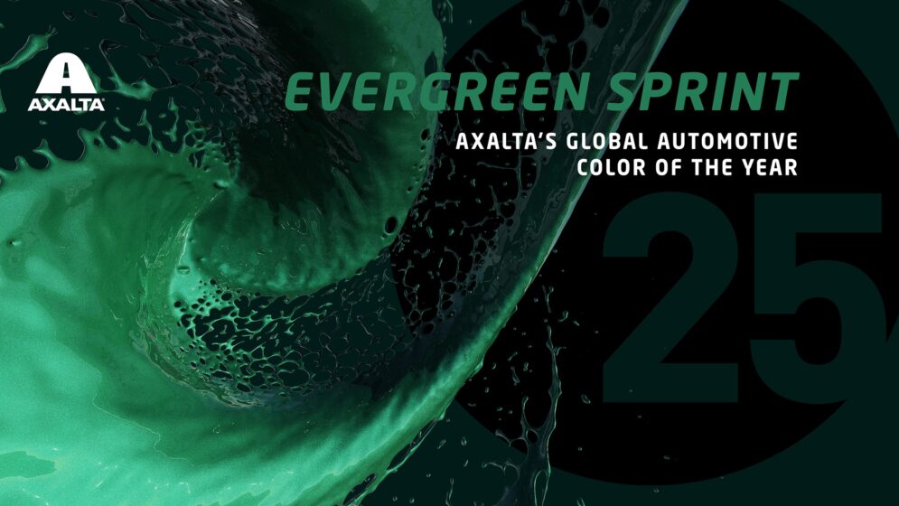 Axalta 2025 Global Automotive Color of the Year Evergreen Sprint