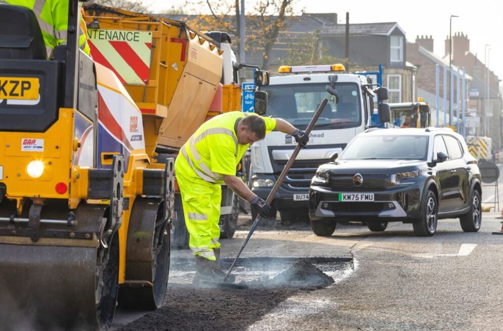 Citroen pothole