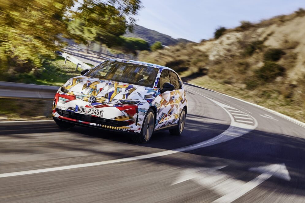 Camouflaged Volkswagen ID Polo 1