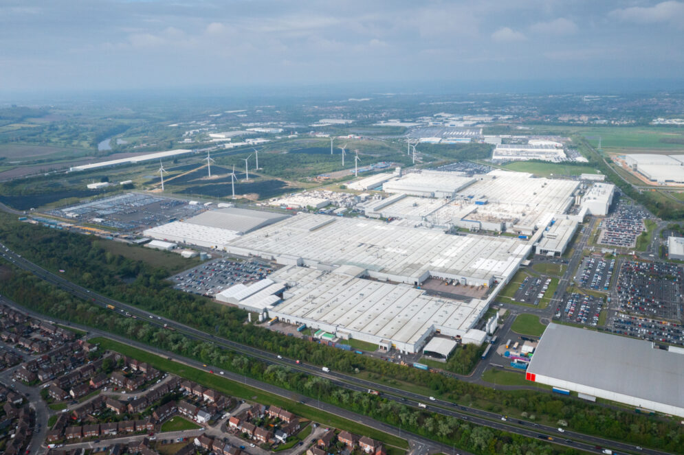 Nissan Sunderland aerial picture