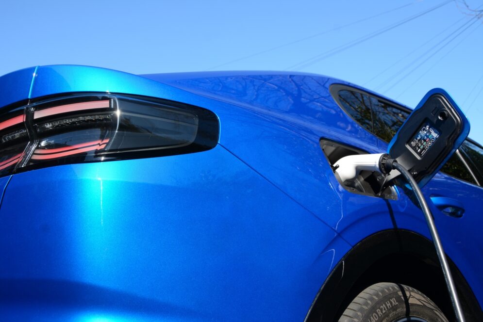 EVS car plugf in driving