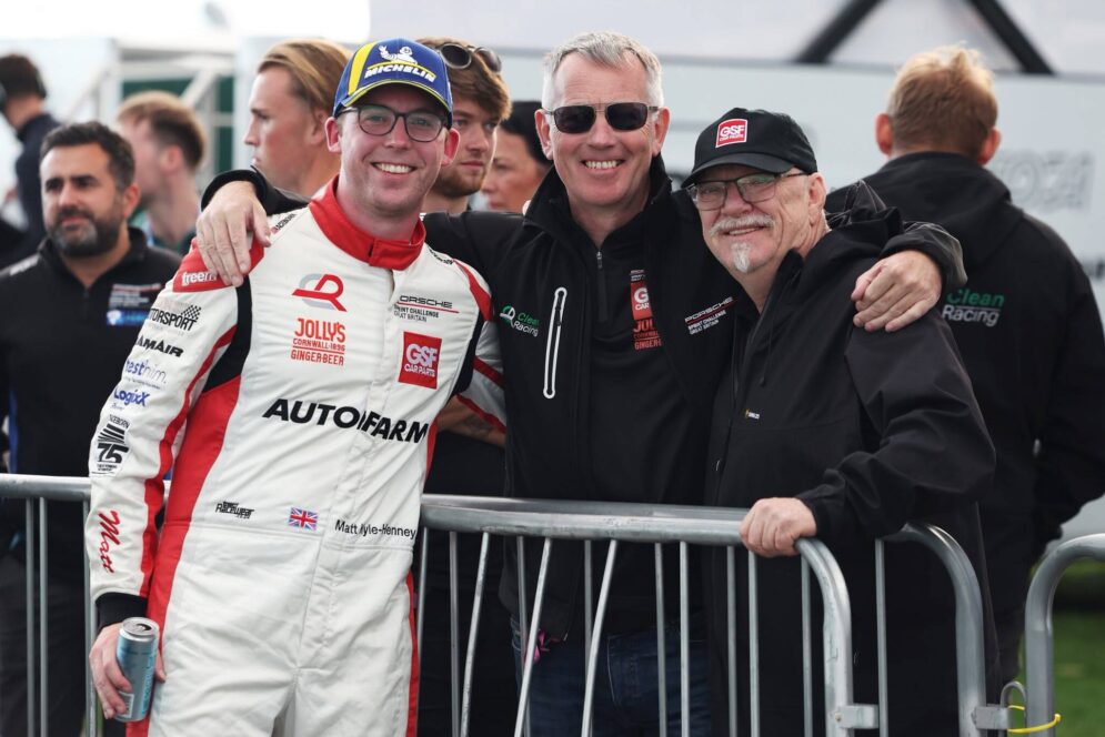 Post race celebrations