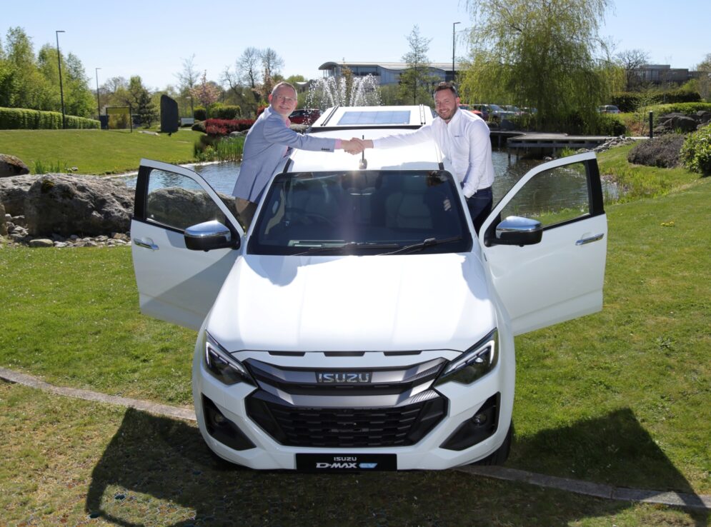 Alan Able and Matt Reeve Isuzu DMAX EV