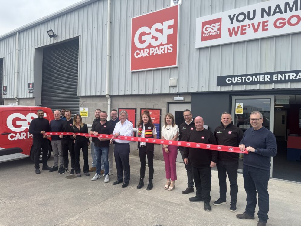 Ribbon cut GSF Portadown
